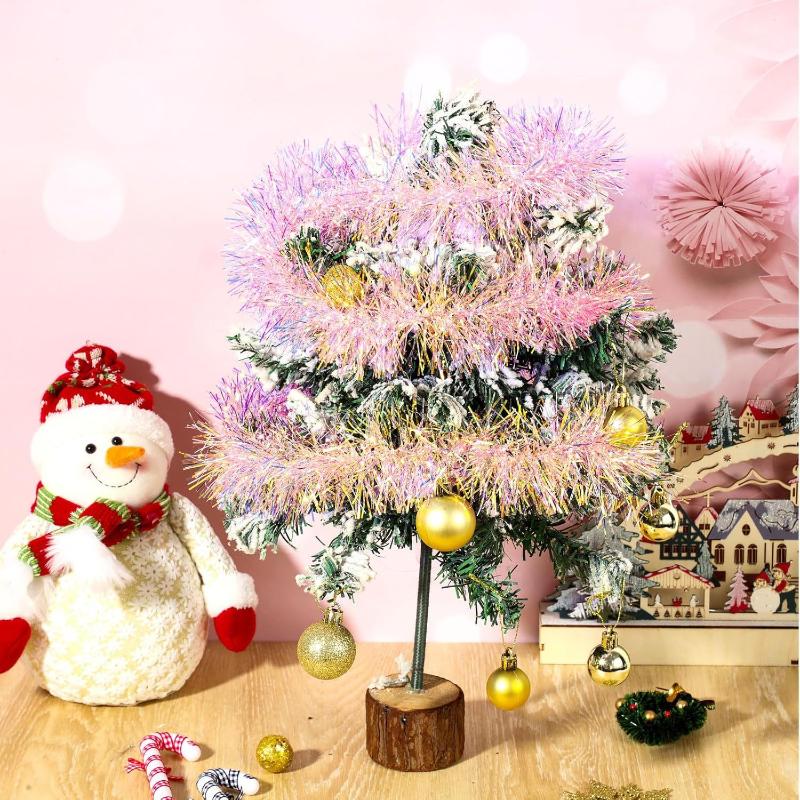 1/3/5PCS 2M Pink Christmas Tin - огляд і ціна Tinsel Garland Decoration