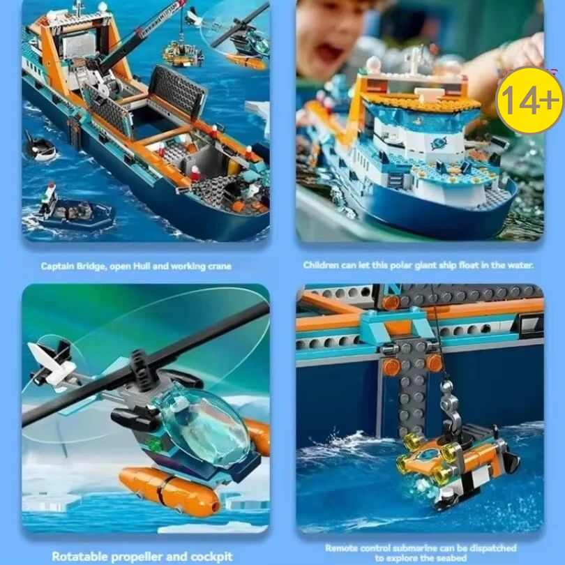 Super popular 815PCS City Deep - огляд і ціна Lego Set City