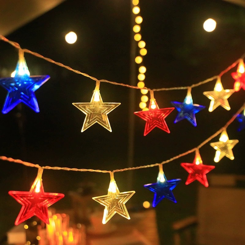3Color Star LED String Lights  - огляд і ціна Led Fairy String Lights