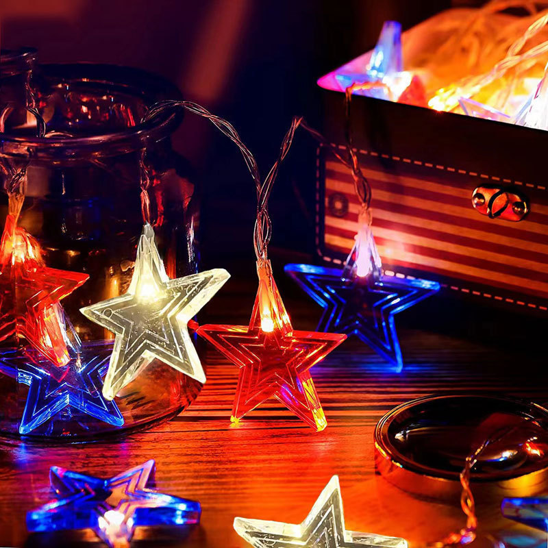 3Color Star LED String Lights  - огляд і ціна Led Fairy String Lights