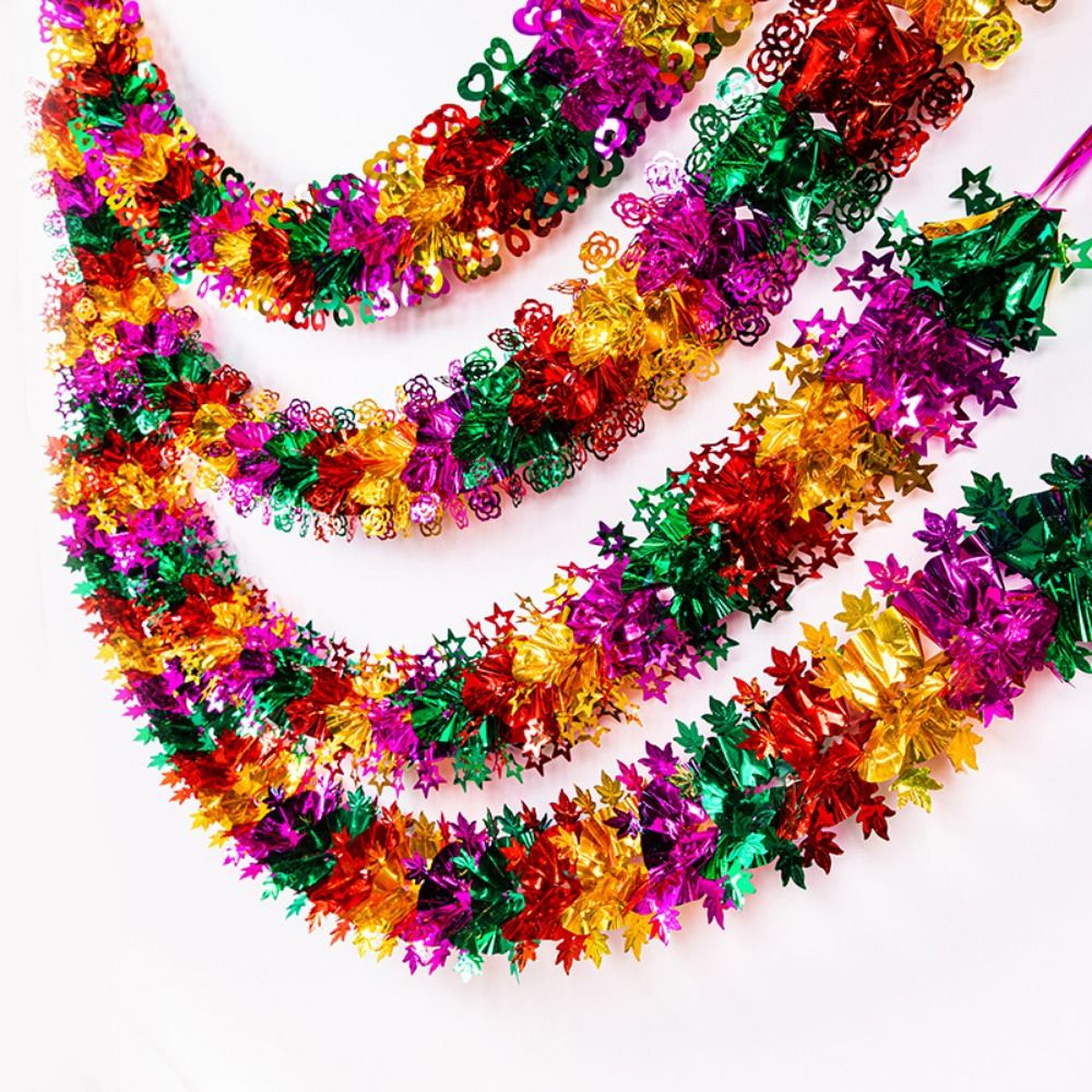 3D Christmas Foil Garlands DIY - огляд і ціна Tinsel Garland Decoration