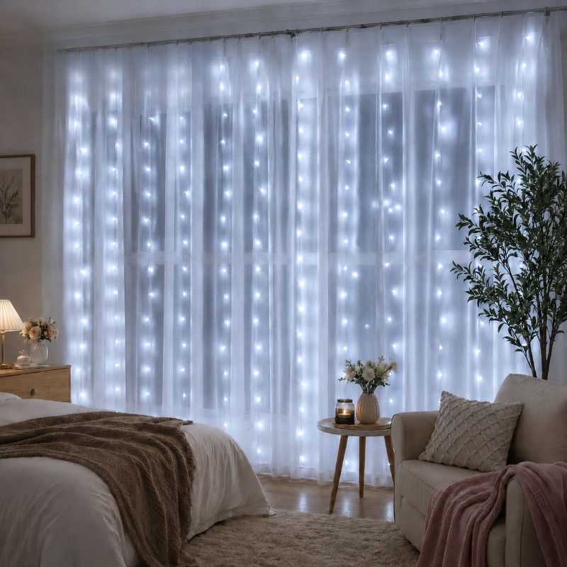 3/4/6m Curtain LED String Ligh - огляд і ціна Led Fairy String Lights