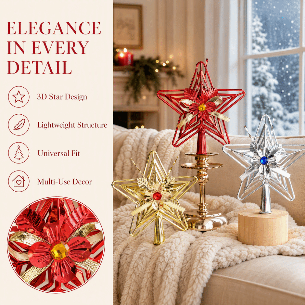 Plastic Star Topper Electropla - огляд і ціна Star Tree Topper