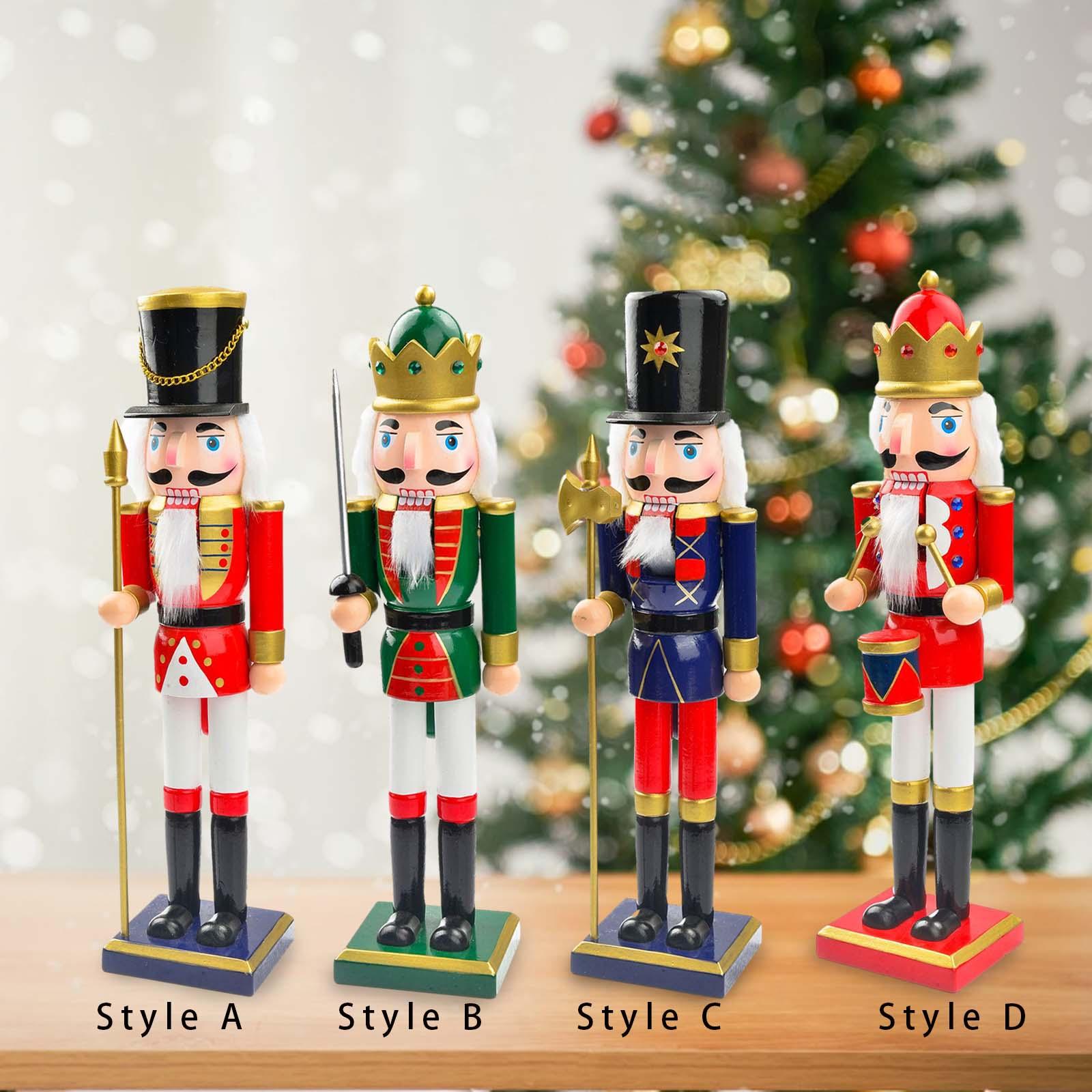 25cm Wooden Christmas Nutcrack - огляд і ціна Nutcracker Figurine