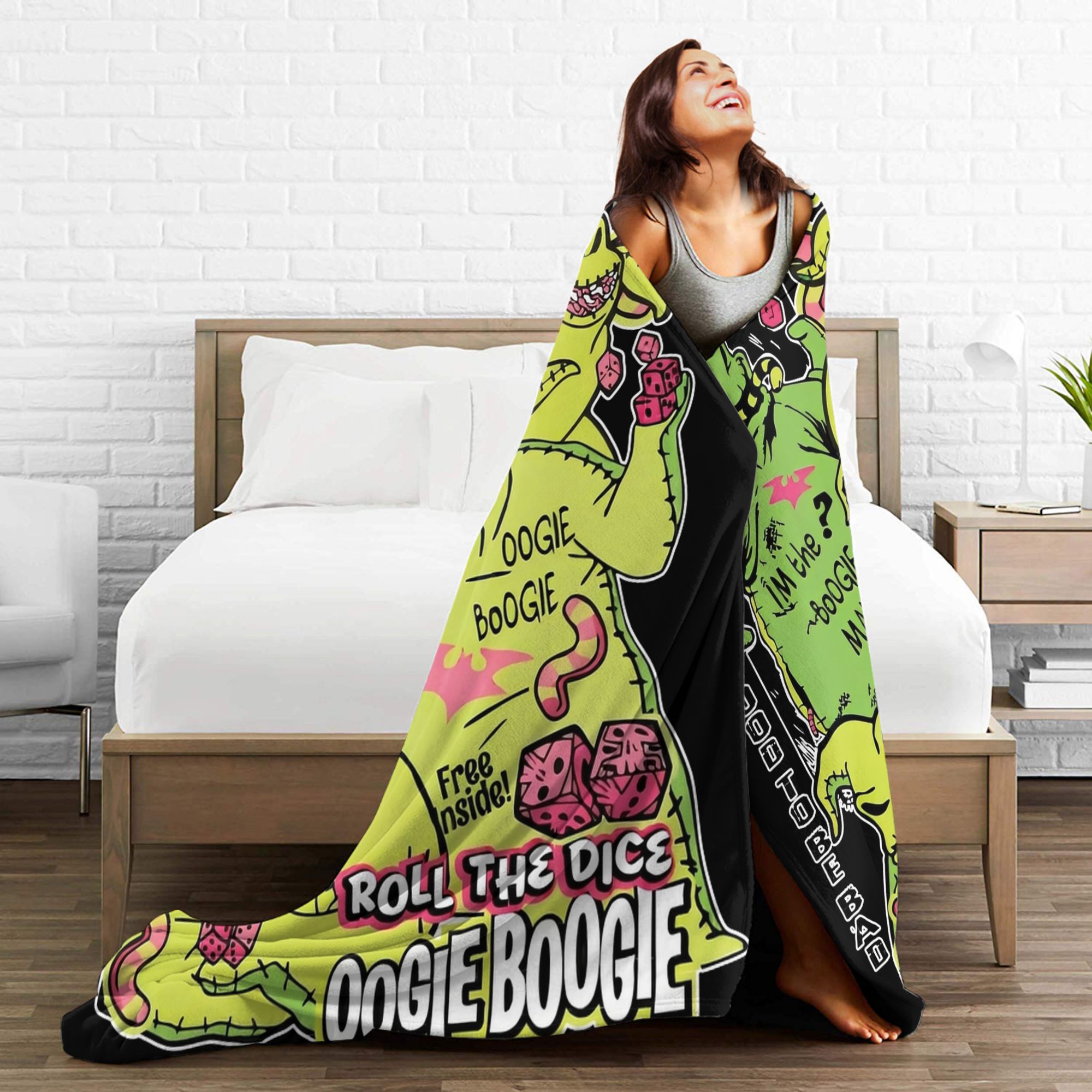 Nightmared Before Christmas Oo - огляд і ціна Christmas Throw Blanket