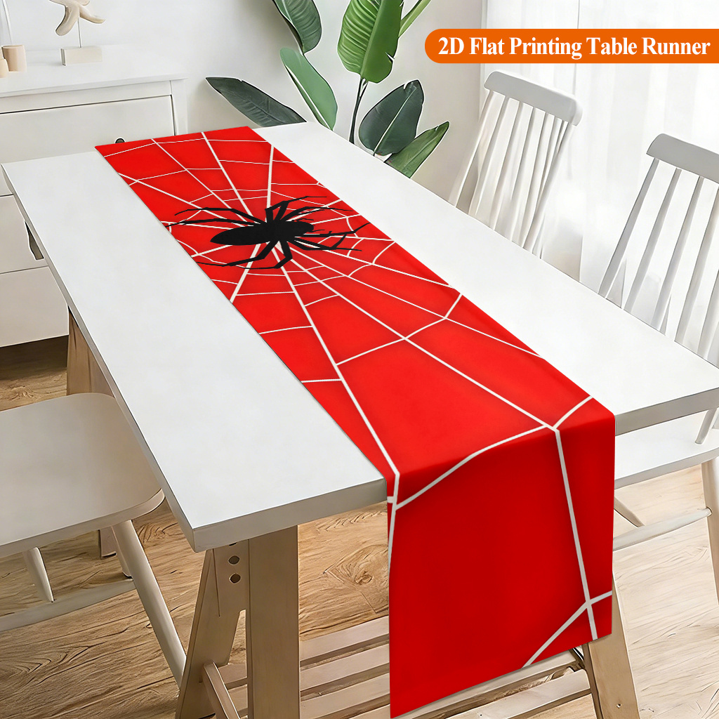 1pc Spider Web With Red Spider - огляд і ціна Christmas Table Runner