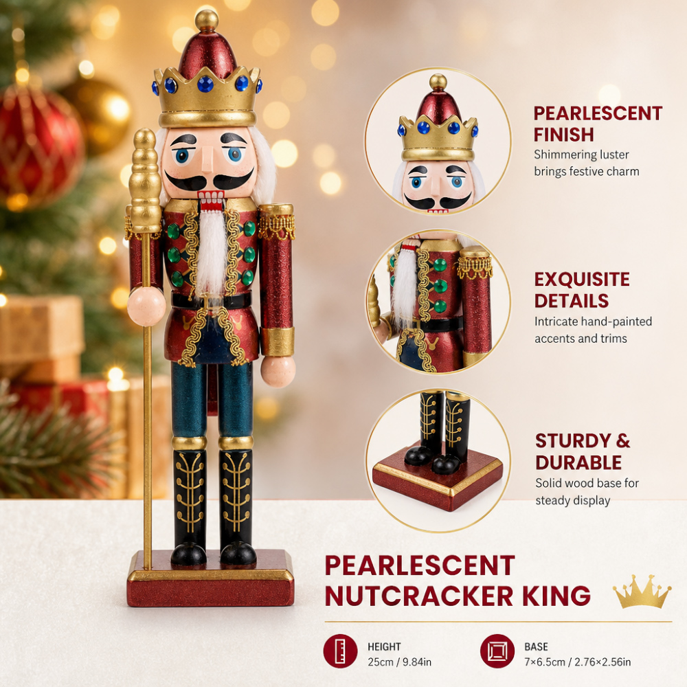 25CM New Nutcracker Soldier Ar - огляд і ціна Nutcracker Figurine