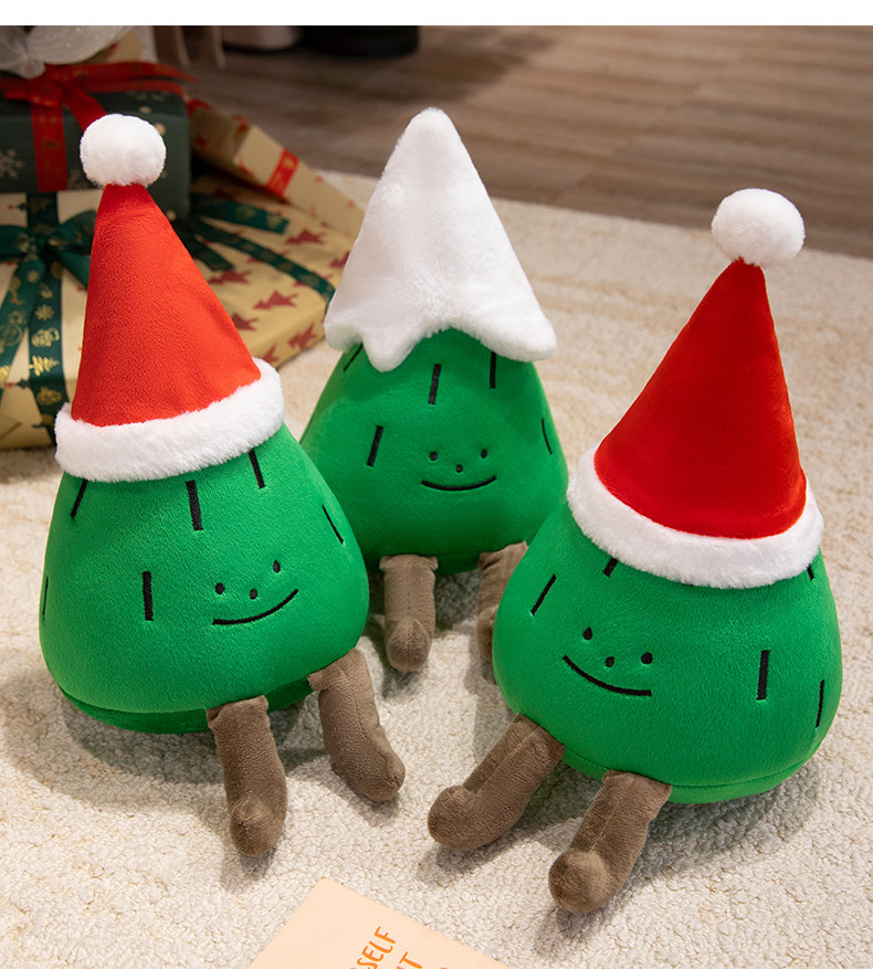 2026 Cartoon Christmas Tree Pl - огляд і ціна Santa Hat Plush