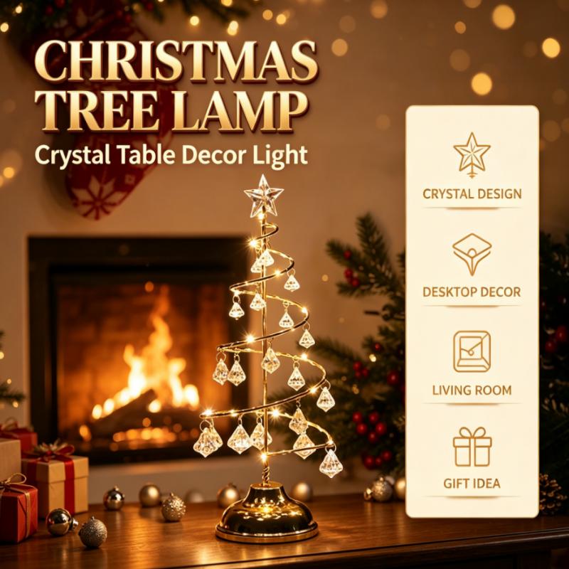 Christmas Tree Table Lamp, Bat - огляд і ціна Star Tree Topper