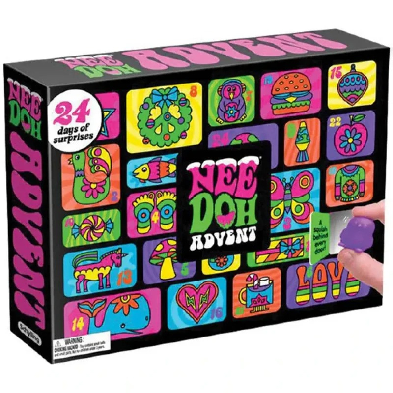 2026 NeeDoh Advent Calendar 3D - огляд і ціна Advent Calendar Gift