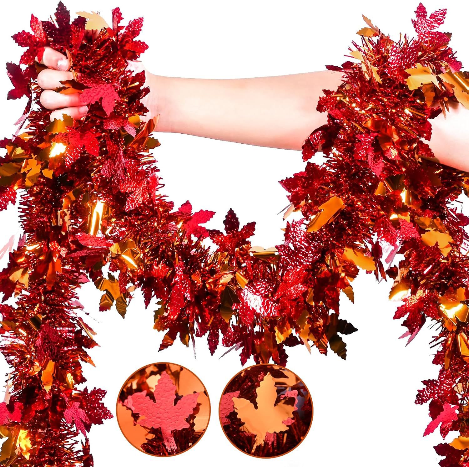 Thanksgiving Fall Tinsel Garla - огляд і ціна Tinsel Garland Decoration