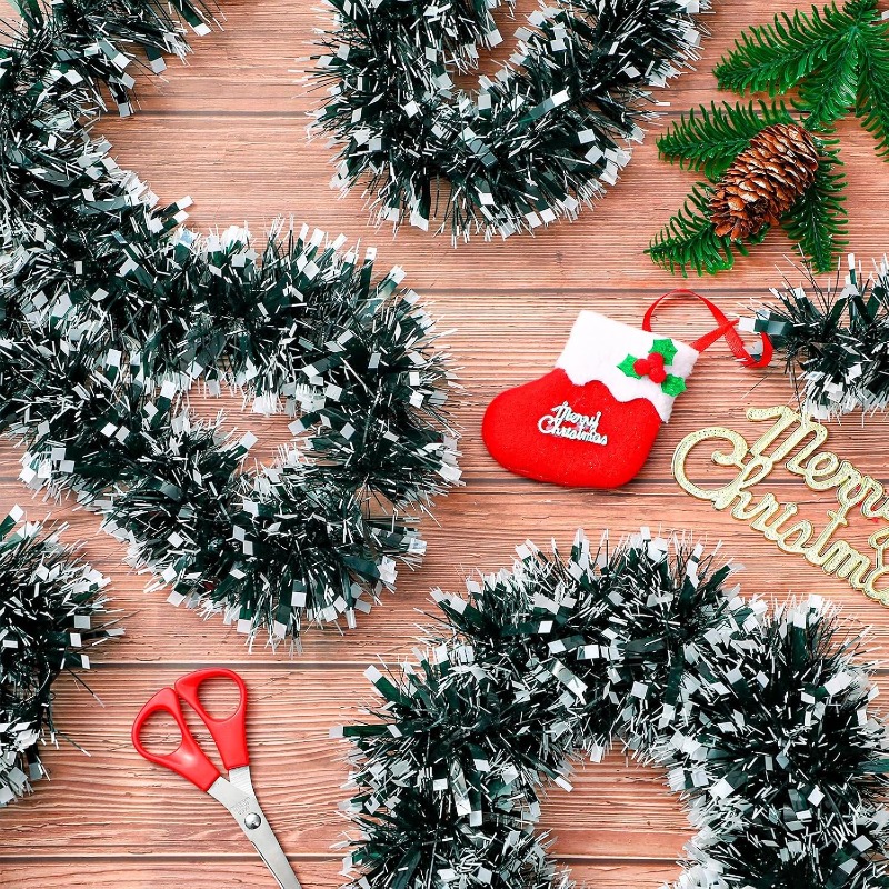 2/20m Christmas Ribbon Garland - огляд і ціна Tinsel Garland Decoration