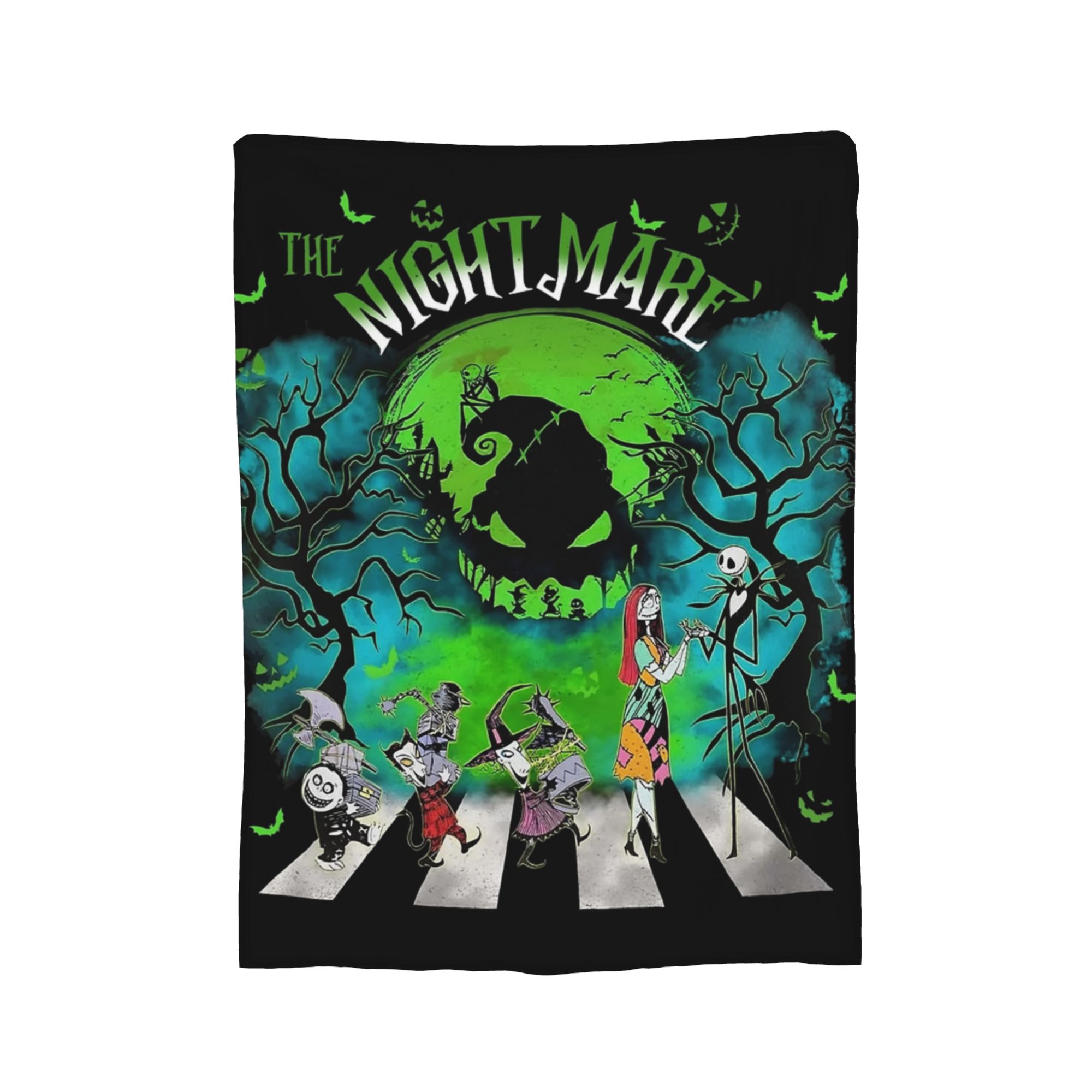 Oogie Boogie Man Nightmared Be - огляд і ціна Christmas Throw Blanket